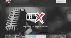 Desktop Screenshot of businessradiox.com