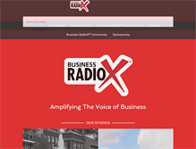 Tablet Screenshot of businessradiox.com